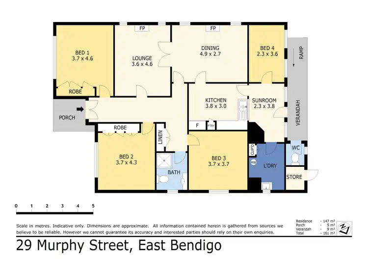 Floorplan of Homely house listing, 29 Murphy Street, Kennington VIC 3550