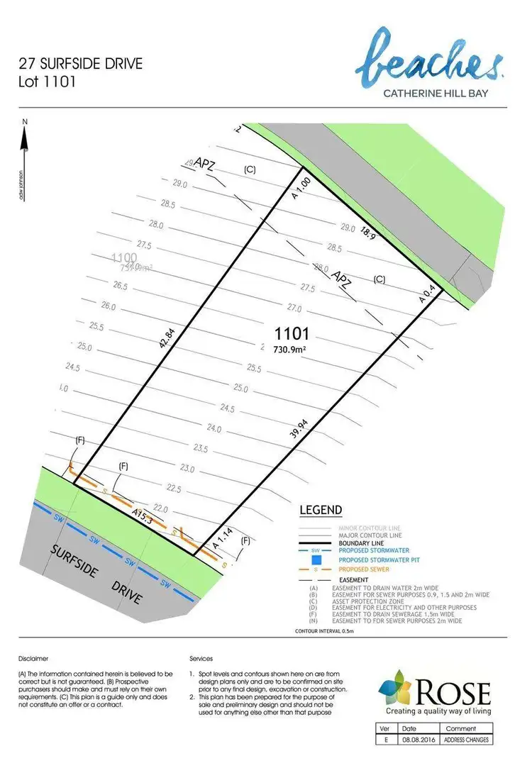 Floorplan of Homely land listing, 27 Surfside Drive, Catherine Hill Bay NSW 2281