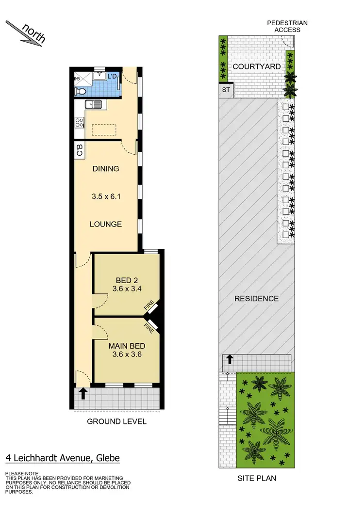Floorplan of Homely house listing, 4 Leichhardt Avenue, Glebe NSW 2037