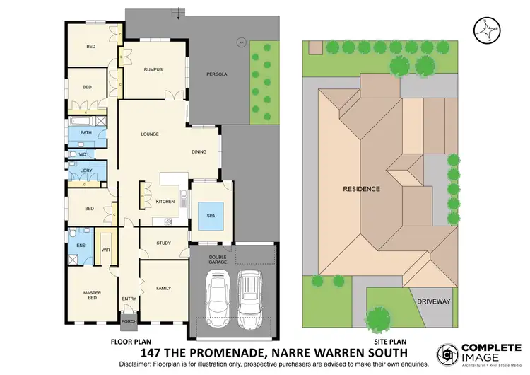 Floorplan of Homely house listing, 147 The Promenade, Narre Warren South VIC 3805