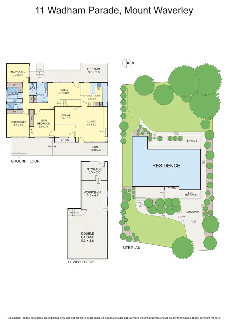 Floorplan of Homely house listing, 11 Wadham Parade, Mount Waverley VIC 3149
