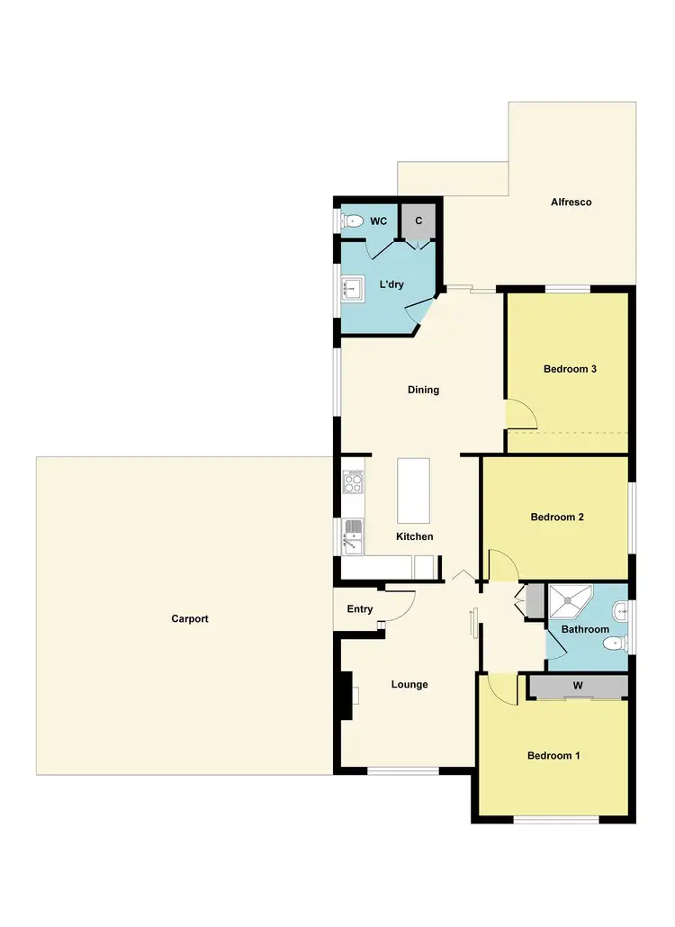 Floorplan of Homely house listing, 22 Truscott Street, Ararat VIC 3377