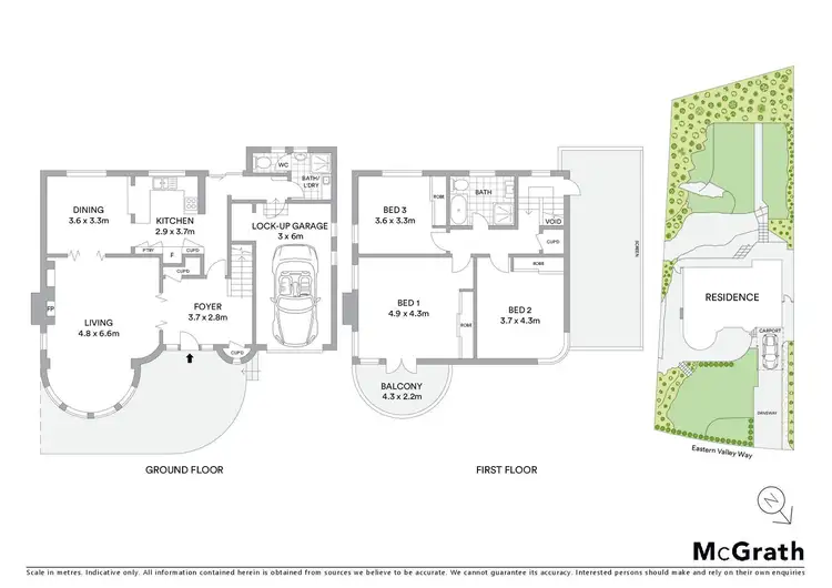 Floorplan of Homely house listing, 282 Eastern Valley Way, Middle Cove NSW 2068