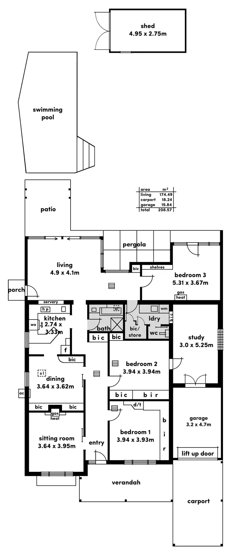 Floorplan of Homely house listing, 39 Breaker Street, St Morris SA 5068