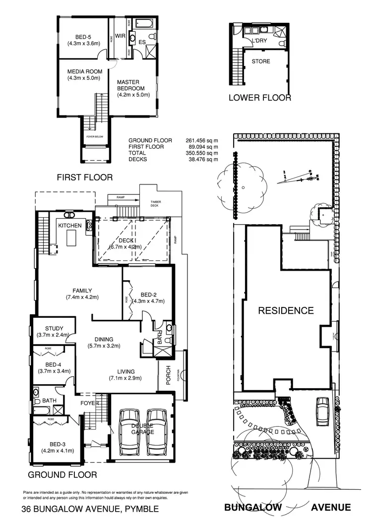 Floorplan of Homely house listing, 36 Bungalow Avenue, Pymble NSW 2073