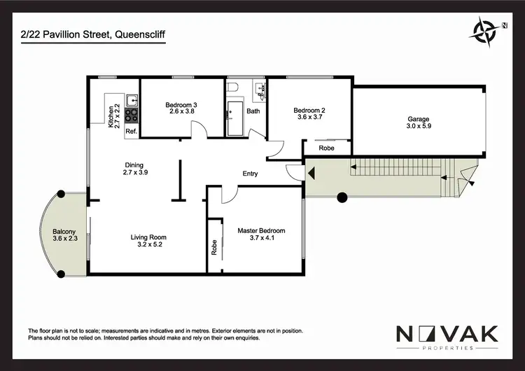 Floorplan of Homely apartment listing, 2/22 Pavilion Street, Queenscliff NSW 2096