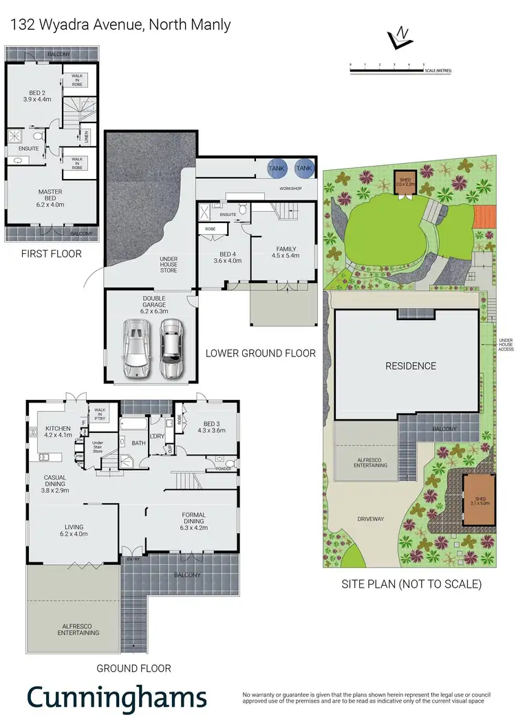 Floorplan of Homely house listing, 132 Wyadra Avenue, North Manly NSW 2100