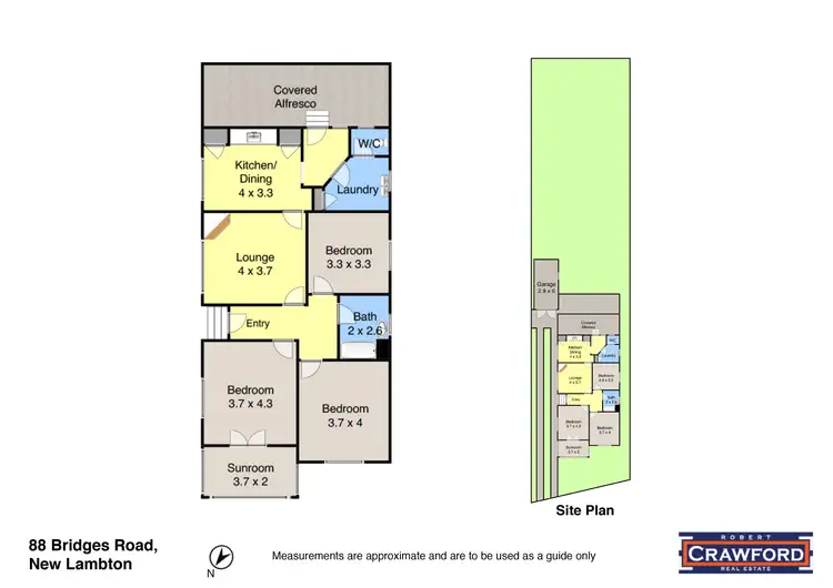 Floorplan of Homely house listing, 88 Bridges Road, New Lambton NSW 2305
