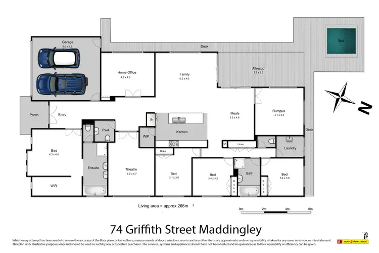 Floorplan of Homely house listing, 74 Griffith Street, Maddingley VIC 3340
