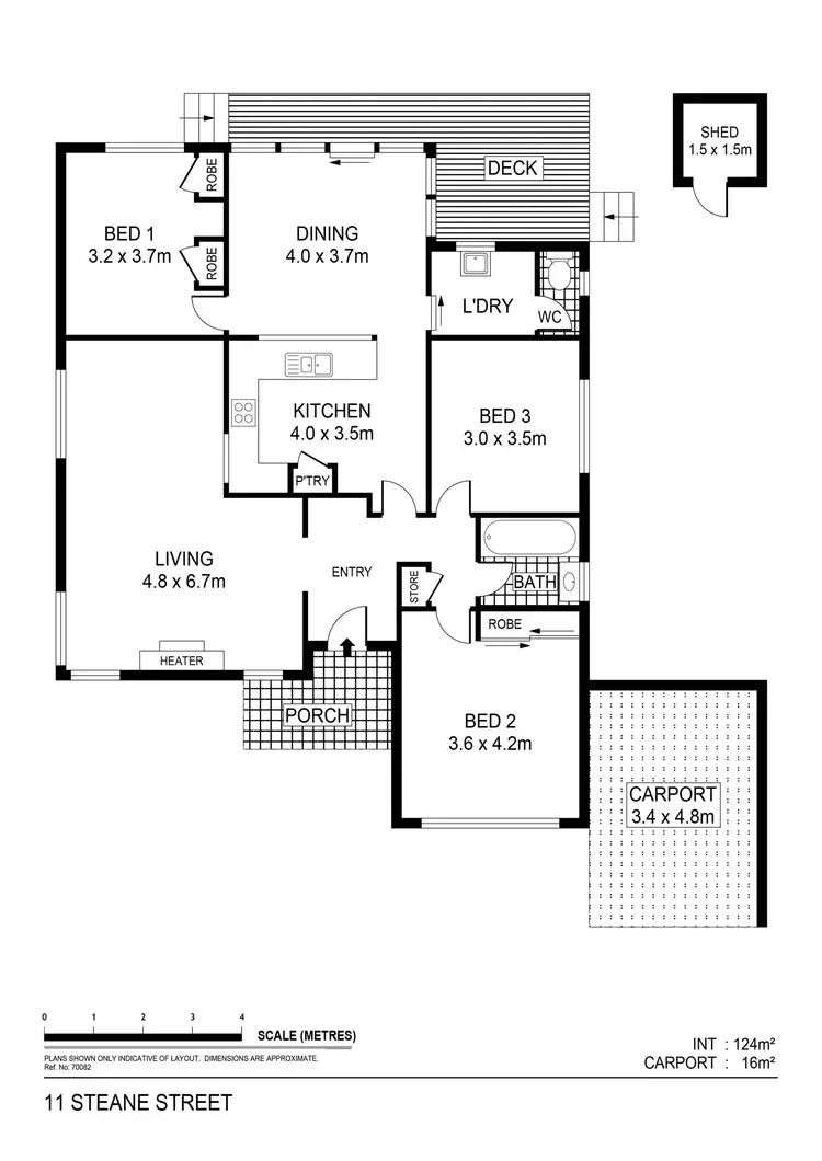 Floorplan of Homely house listing, 11 Steane Street, Kennington VIC 3550
