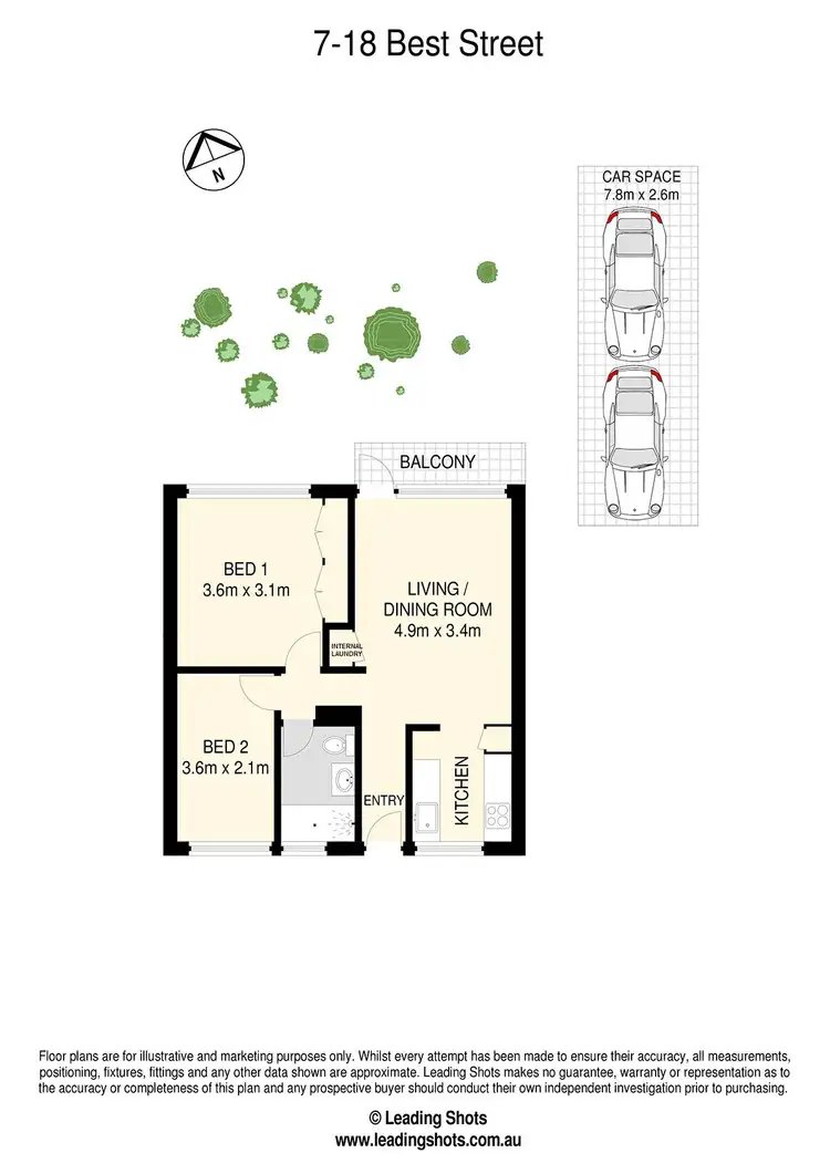 Floorplan of Homely unit listing, 7/18 Best Street, Hendra QLD 4011
