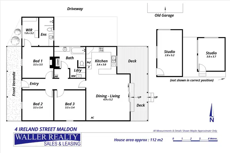 Floorplan of Homely house listing, 4 Ireland Street, Maldon VIC 3463