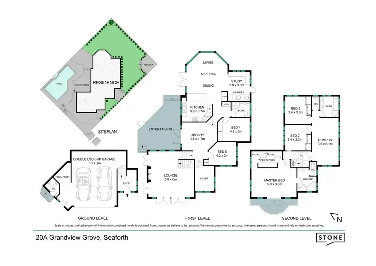 Floorplan of Homely house listing, 20A Grandview Grove, Seaforth NSW 2092
