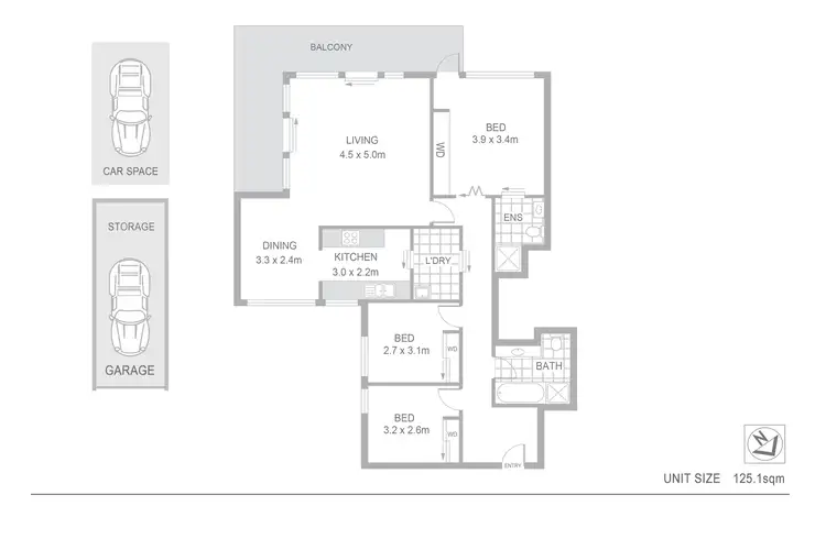 Floorplan of Homely apartment listing, 5/347 Victoria Place, Drummoyne NSW 2047