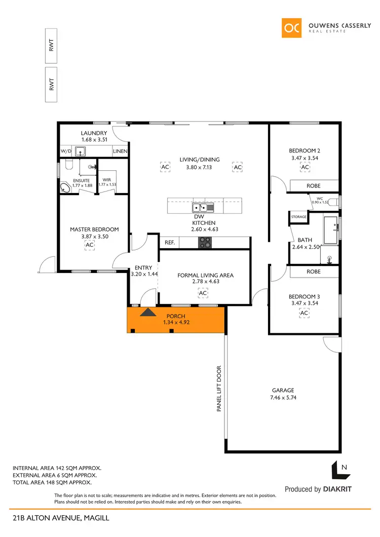 Floorplan of Homely house listing, 21B Alton Avenue, Magill SA 5072