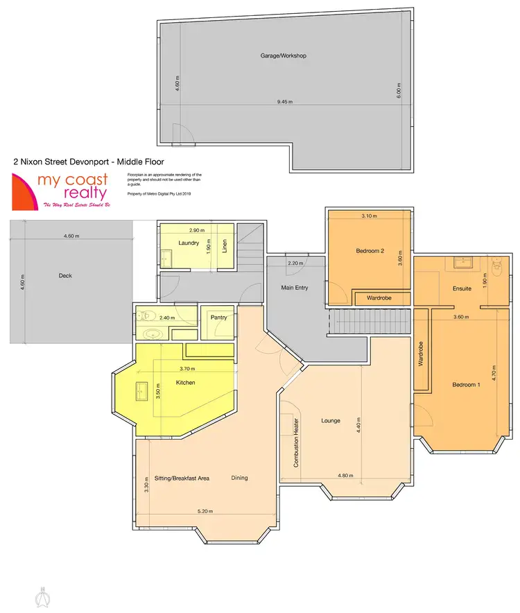 Floorplan of Homely house listing, 2 Nixon Street, Devonport TAS 7310
