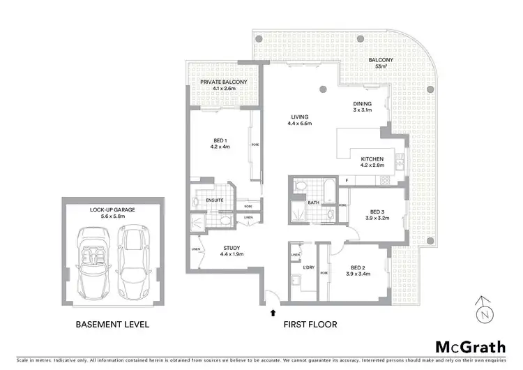 Floorplan of Homely apartment listing, 28/41 Smith Street, Wollongong NSW 2500