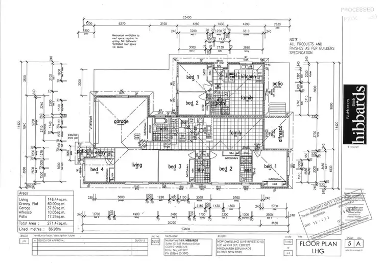 Floorplan of Homely house listing, 22 Hindmarsh Esplanade, Dubbo NSW 2830