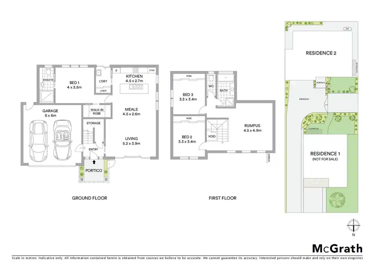 Floorplan of Homely townhouse listing, 2/14 Bay Street, Rippleside VIC 3215