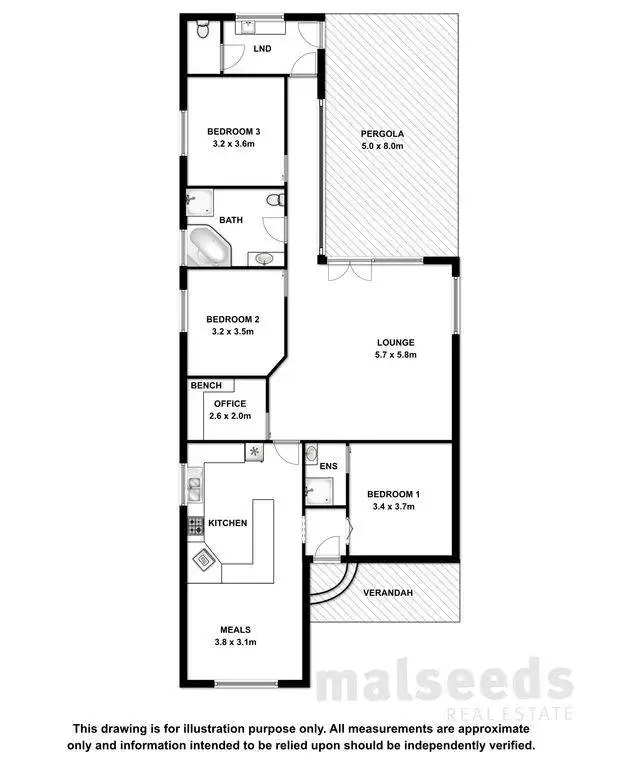 Floorplan of Homely house listing, 11 Yeates Street, Mount Gambier SA 5290