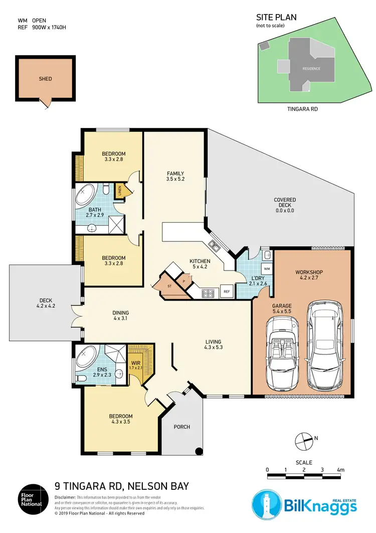 Floorplan of Homely house listing, 9 Tingara Road, Nelson Bay NSW 2315
