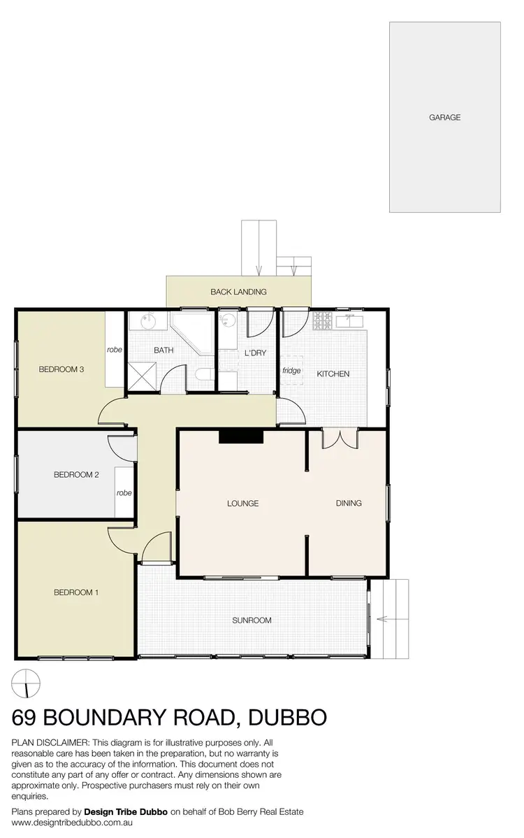 Floorplan of Homely house listing, 69 Boundary Road, Dubbo NSW 2830
