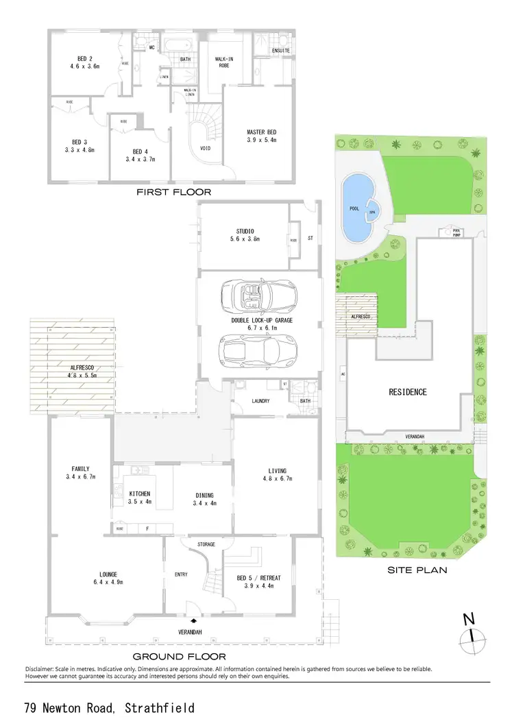 Floorplan of Homely house listing, 79 Newton Road, Strathfield NSW 2135