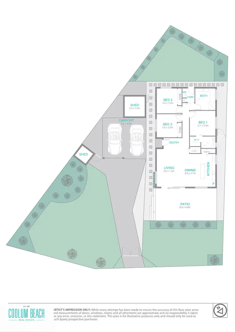 Floorplan of Homely house listing, 16 Lorien Avenue, Coolum Beach QLD 4573