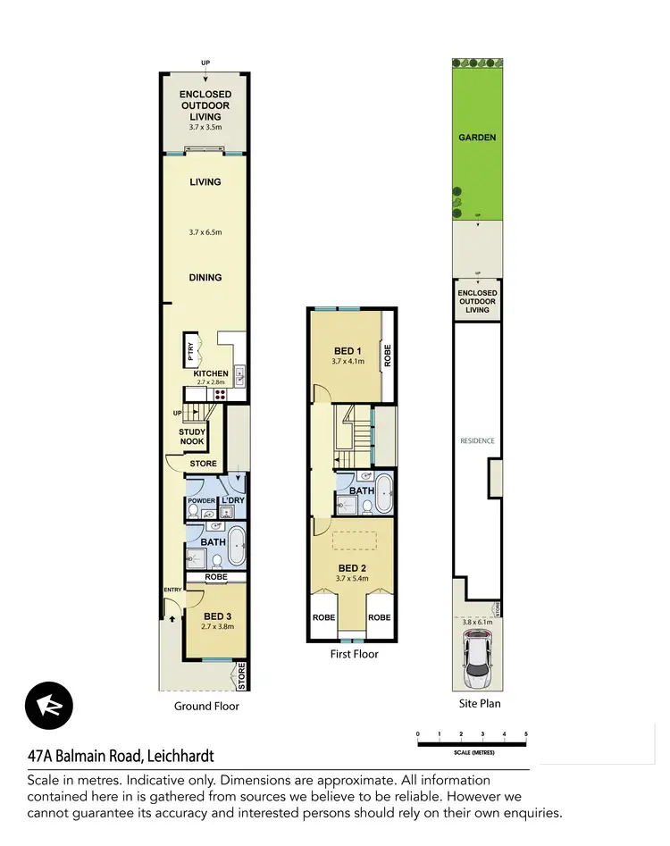 Floorplan of Homely house listing, 47a Balmain Road, Leichhardt NSW 2040