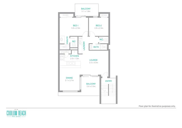 Floorplan of Homely unit listing, 21/91 Coolum Terrace, Coolum Beach QLD 4573