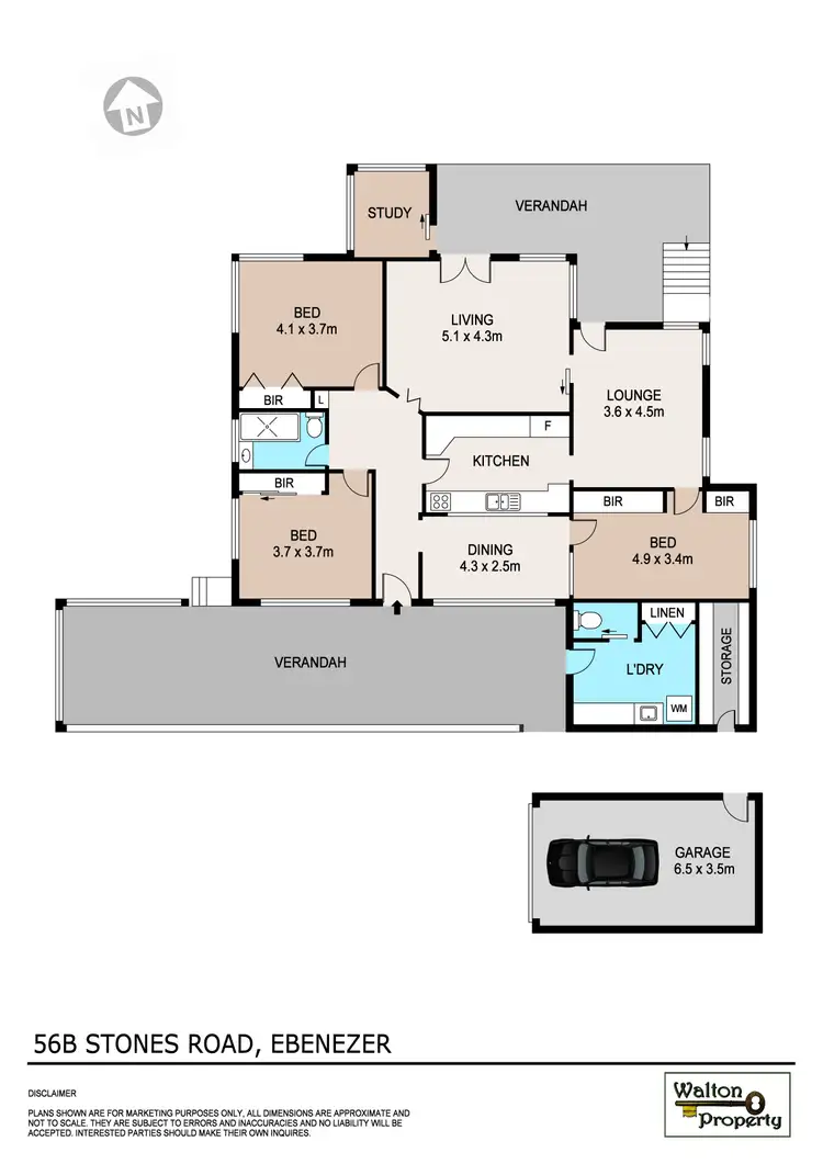 Floorplan of Homely rural property listing, 56b Stones Road, Ebenezer NSW 2756
