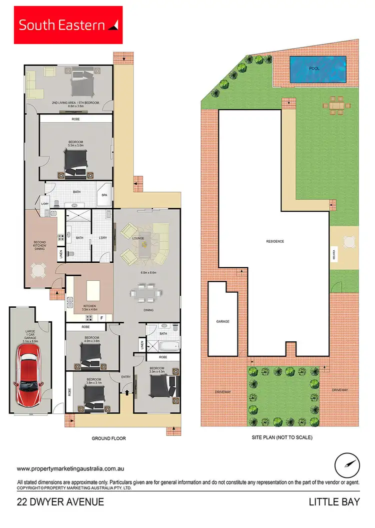 Floorplan of Homely house listing, 22 Dwyer Avenue, Little Bay NSW 2036