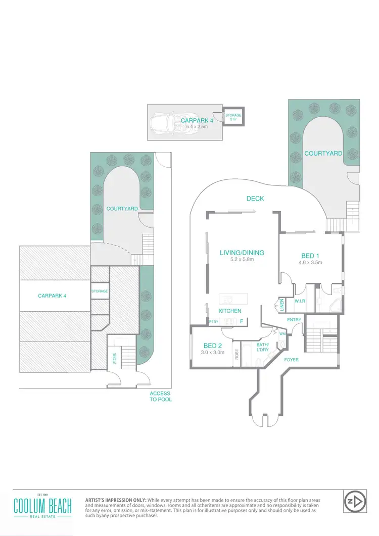 Floorplan of Homely unit listing, 4/12 First Avenue, Coolum Beach QLD 4573