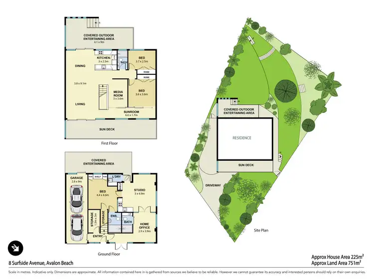 Floorplan of Homely house listing, 8 Surfside Avenue, Avalon Beach NSW 2107