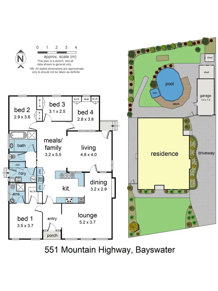 Floorplan of Homely house listing, 551 Mountain Highway, Bayswater VIC 3153