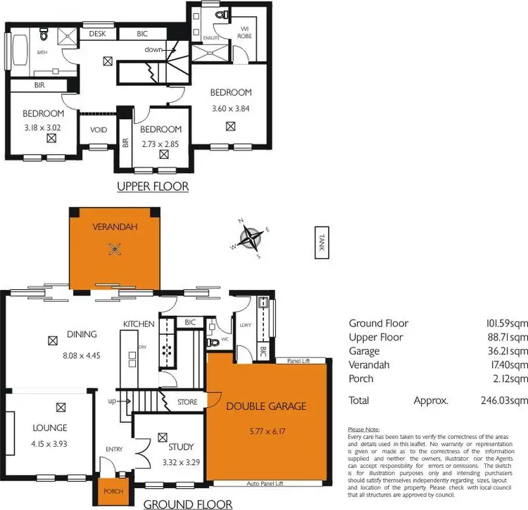 Floorplan of Homely house listing, 4B Whiteleaf Crescent, Glengowrie SA 5044