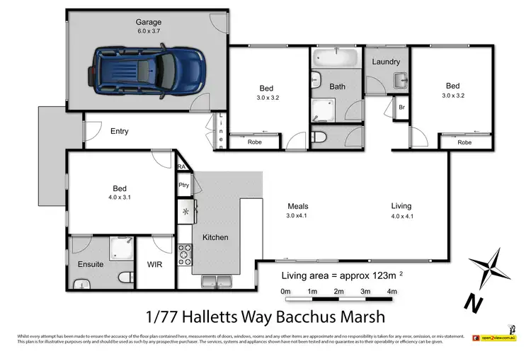 Floorplan of Homely land listing, 77 Halletts Way, Bacchus Marsh VIC 3340