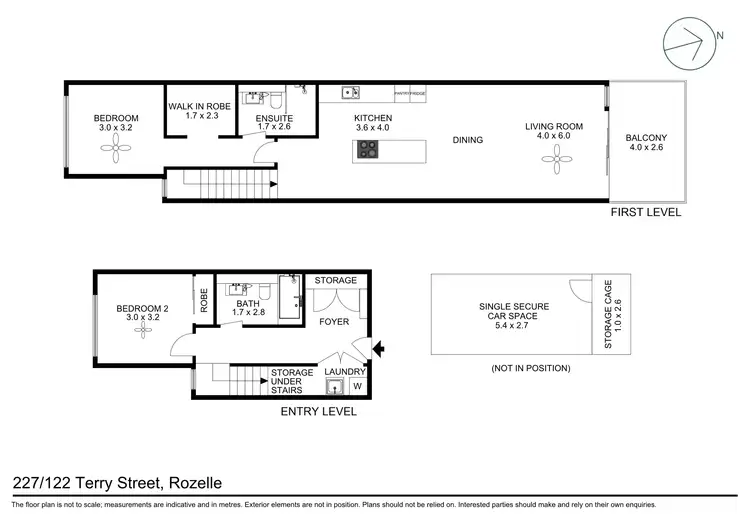 Floorplan of Homely apartment listing, 227/122 Terry Street, Rozelle NSW 2039