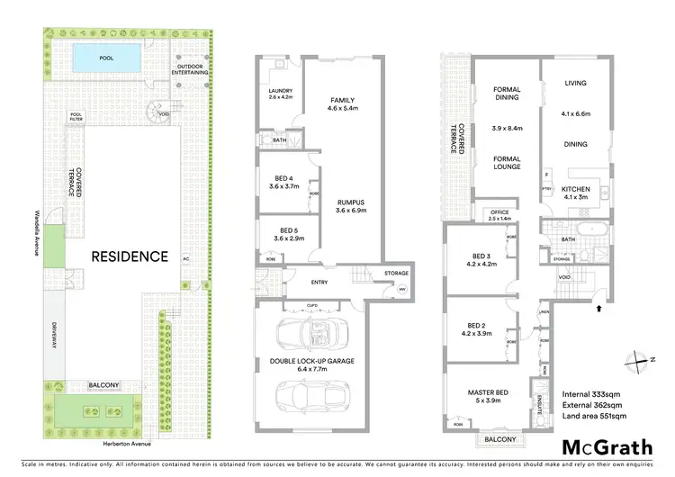 Floorplan of Homely house listing, 4A Herberton Avenue, Hunters Hill NSW 2110