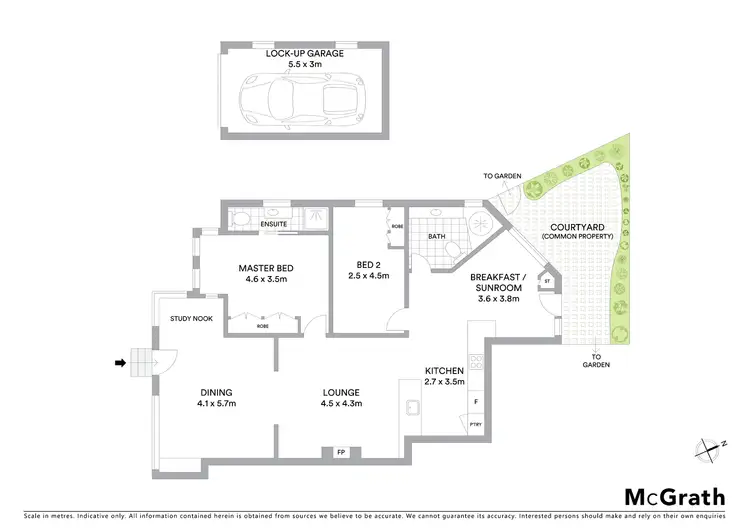 Floorplan of Homely apartment listing, 1/8 Tiree Avenue, Hunters Hill NSW 2110
