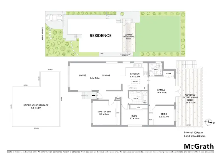 Floorplan of Homely house listing, 36 Junction Street, Gladesville NSW 2111