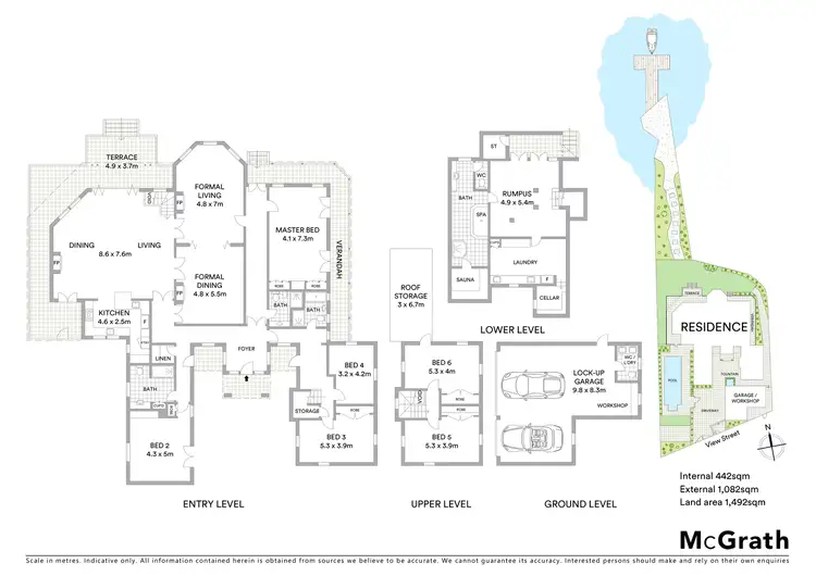 Floorplan of Homely house listing, 6 View Street, Hunters Hill NSW 2110