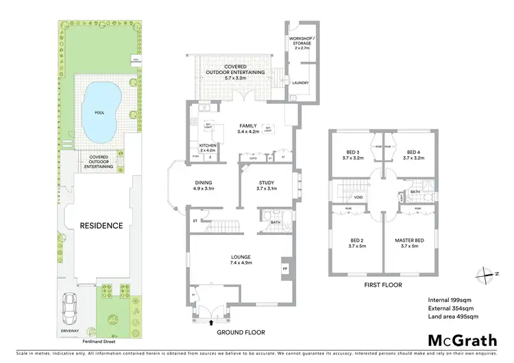 Floorplan of Homely house listing, 8 Ferdinand Street, Hunters Hill NSW 2110