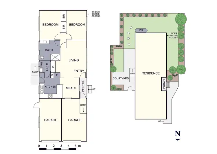 Floorplan of Homely unit listing, 6 Warrenwood Close, Ferntree Gully VIC 3156