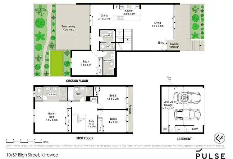 Floorplan of Homely townhouse listing, 10/59 Bligh Street, Kirrawee NSW 2232