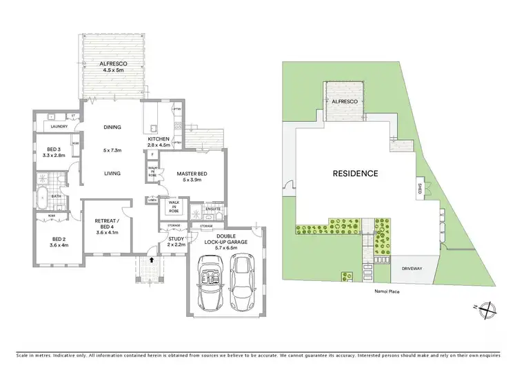 Floorplan of Homely house listing, 8 Namoi Place, Sylvania Waters NSW 2224