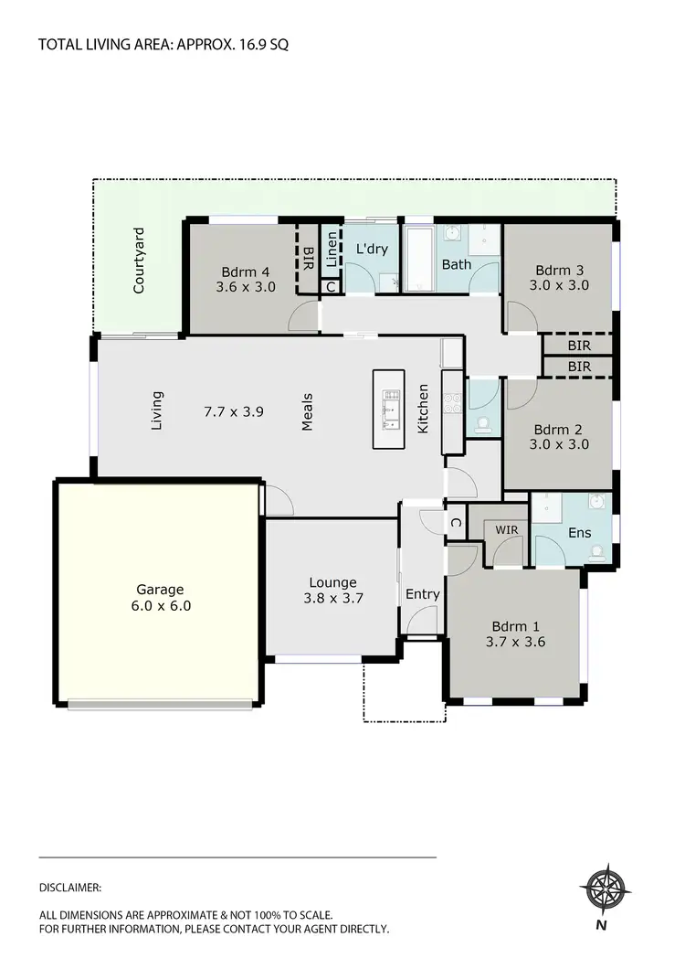 Floorplan of Homely house listing, 2 Aquiver Terrace, Miners Rest VIC 3352