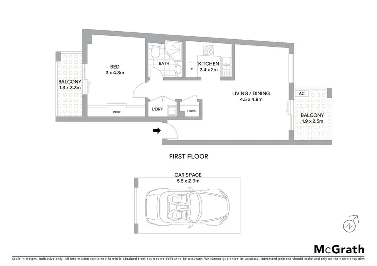 Floorplan of Homely apartment listing, 74/6 Nile Close, Marsfield NSW 2122