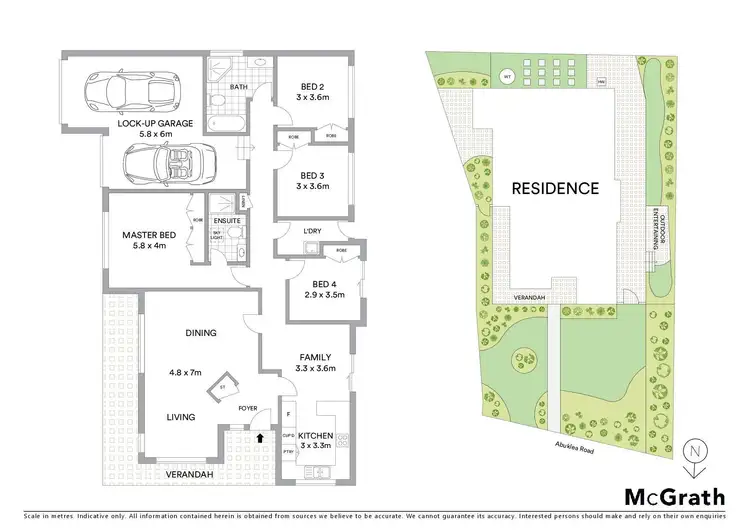 Floorplan of Homely house listing, 42A Abuklea Road, Epping NSW 2121