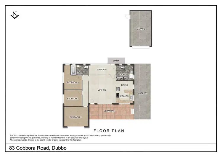 Floorplan of Homely house listing, 83 Cobbora Road, Dubbo NSW 2830
